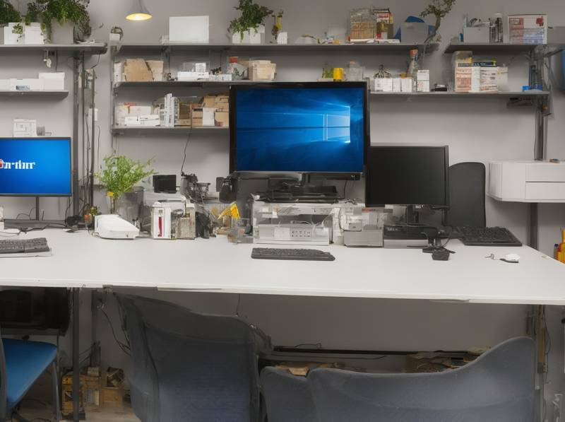 Computer Solutions repair shop interior